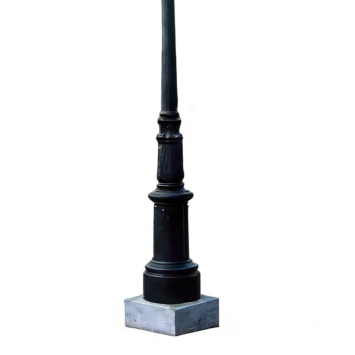 Victorian Solar Lamp Post  HS-L042 – 4 Light Black Finish,solar lighting lamp post